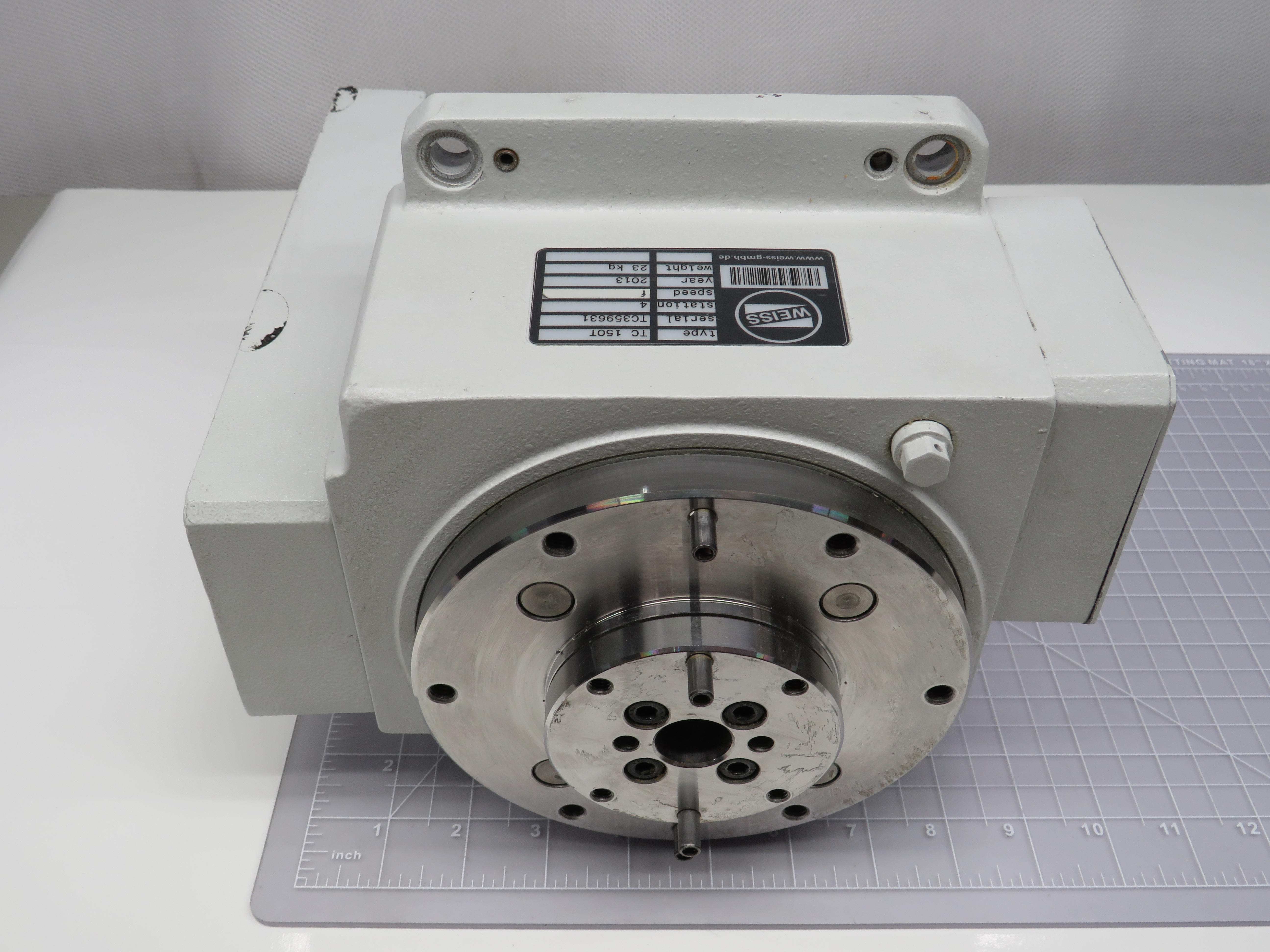 Weiss TC 150T Rotary Indexer Table 4 Station T166846 eBay